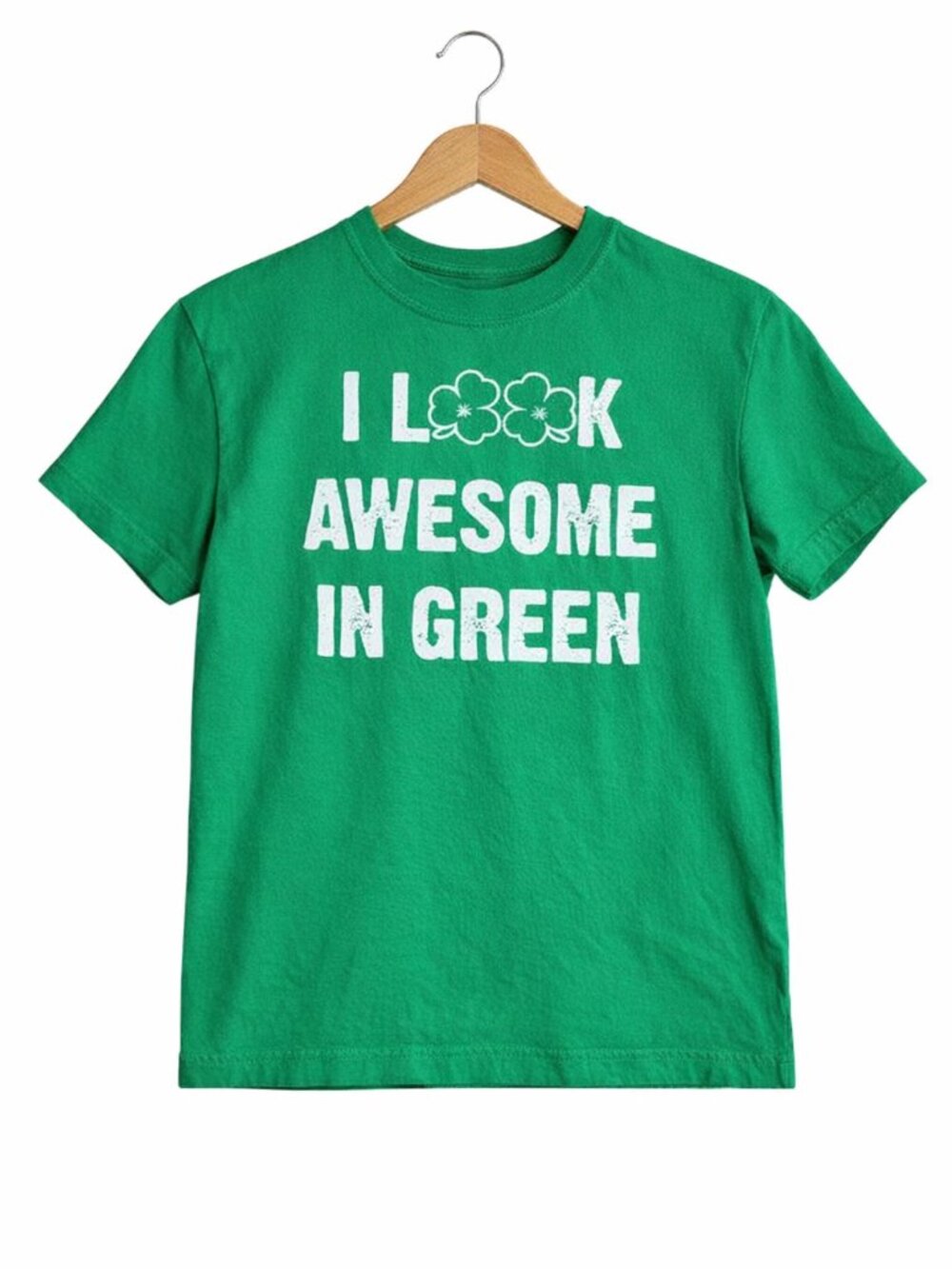 The Children's Place St Patrick’s Day Green Graphic Tee Size S Kids